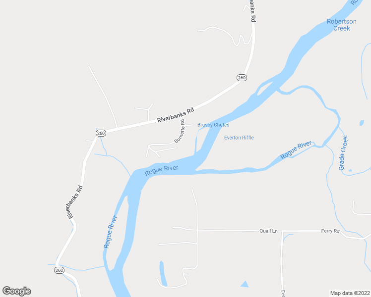 map of restaurants, bars, coffee shops, grocery stores, and more near 225 Burnette Road in Grants Pass