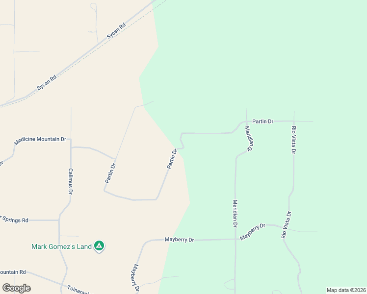 map of restaurants, bars, coffee shops, grocery stores, and more near Partin Drive in Beatty