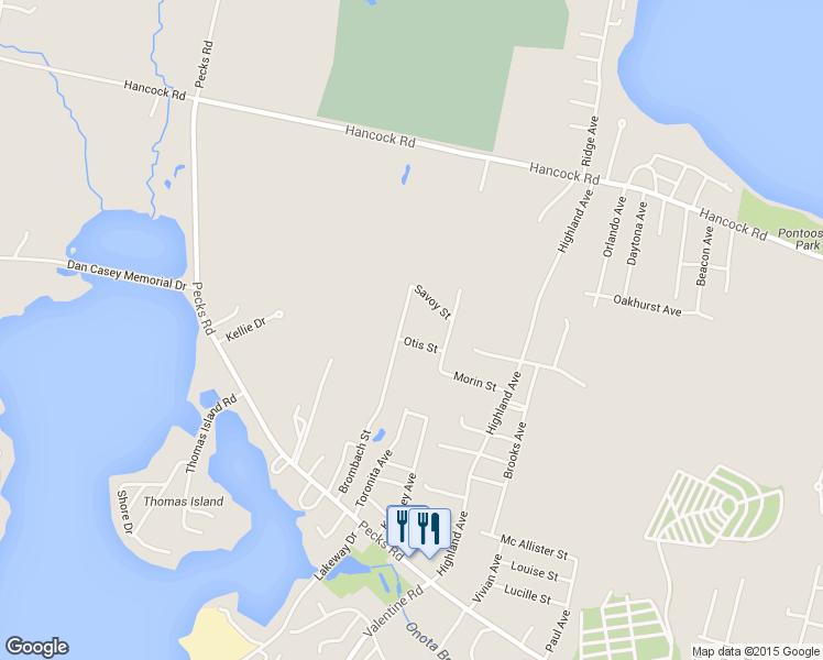 map of restaurants, bars, coffee shops, grocery stores, and more near 136 Brombach Street in Pittsfield