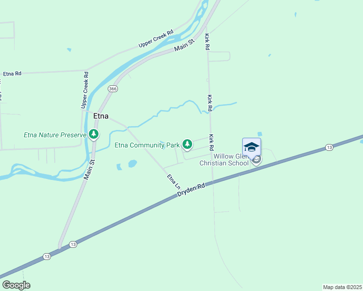 map of restaurants, bars, coffee shops, grocery stores, and more near 24 Phils Way in Freeville
