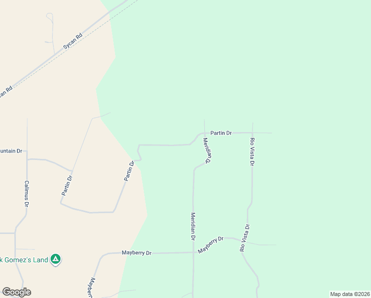 map of restaurants, bars, coffee shops, grocery stores, and more near Partin Drive in Beatty