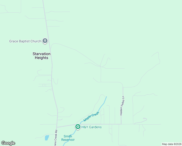 map of restaurants, bars, coffee shops, grocery stores, and more near 420 Hidden Valley Lane in Rogue River