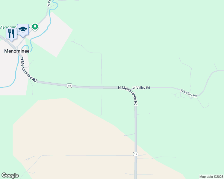 map of restaurants, bars, coffee shops, grocery stores, and more near 7461 North Menominee Road in East Dubuque