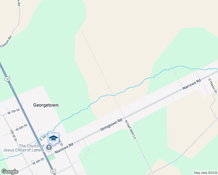map of restaurants, bars, coffee shops, grocery stores, and more near North Half-Mile Lane in Montpelier
