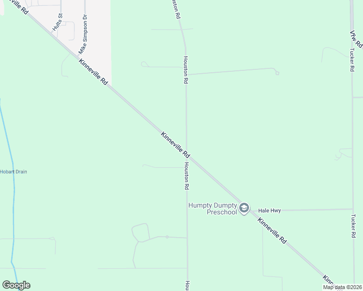 map of restaurants, bars, coffee shops, grocery stores, and more near 5710 Houston Road in Eaton Rapids