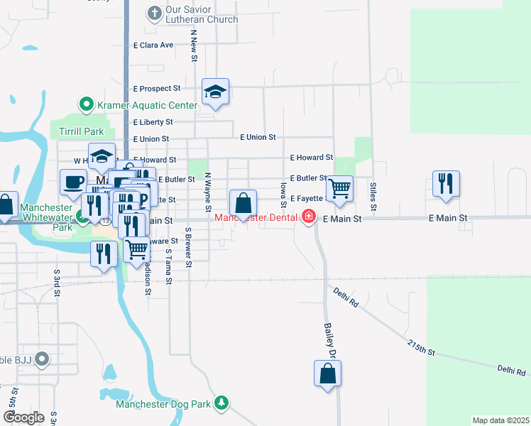 712 East Main Street, Manchester IA Walk Score