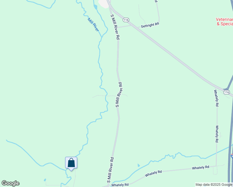 map of restaurants, bars, coffee shops, grocery stores, and more near 70 South Mill River Road in Deerfield