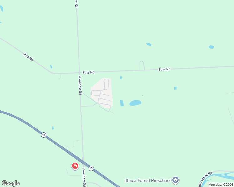 map of restaurants, bars, coffee shops, grocery stores, and more near 423 Etna Road in Ithaca