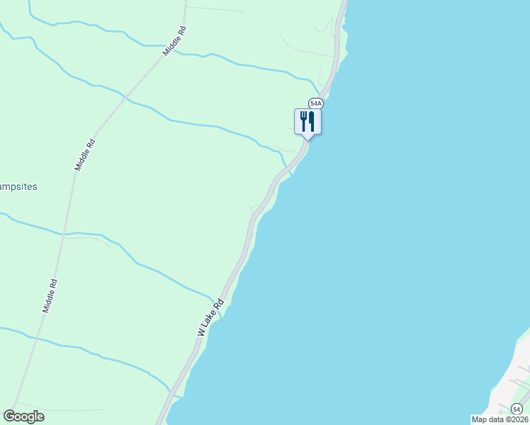 map of restaurants, bars, coffee shops, grocery stores, and more near 12502 West Lake Road in Hammondsport