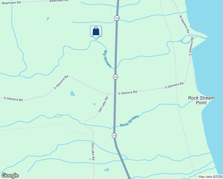 map of restaurants, bars, coffee shops, grocery stores, and more near 5700-5740 New York State Bicycle Route 14 in Dundee