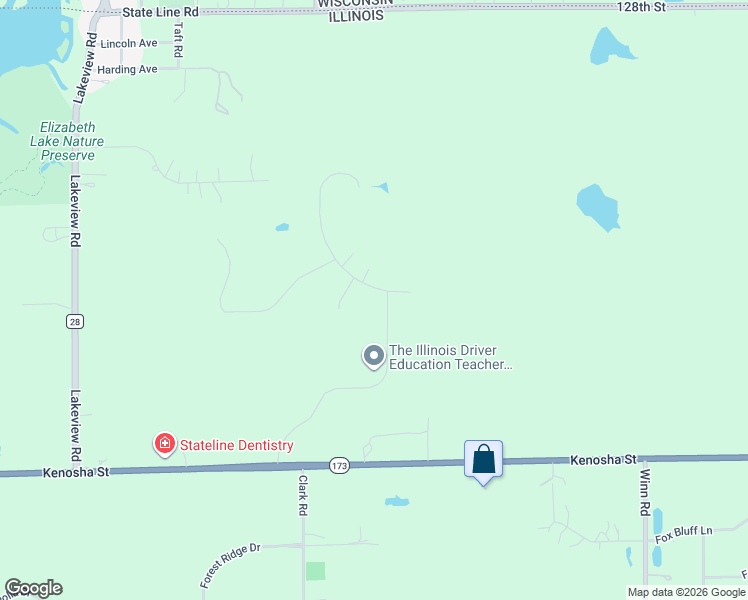 map of restaurants, bars, coffee shops, grocery stores, and more near 11015 Morning Dove Lane in Spring Grove