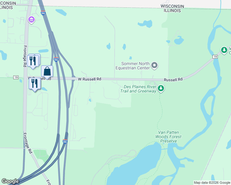 map of restaurants, bars, coffee shops, grocery stores, and more near 15770 North Gorham Lane in Wadsworth