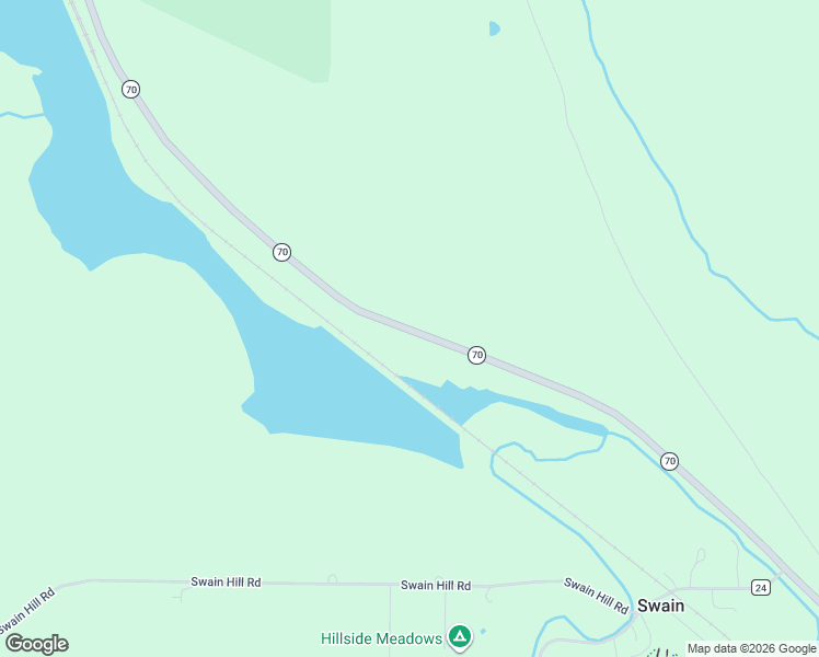 map of restaurants, bars, coffee shops, grocery stores, and more near 11244 New York 70 in Swain