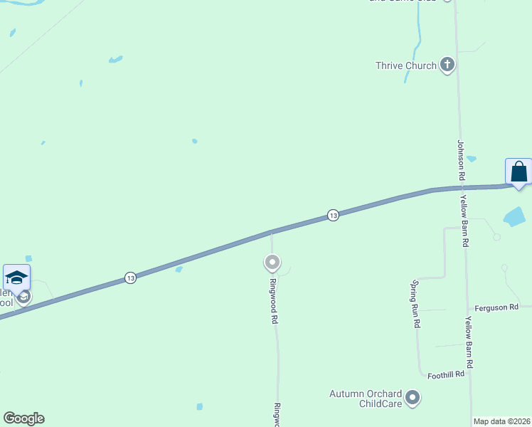 map of restaurants, bars, coffee shops, grocery stores, and more near Trailer Park in Freeville