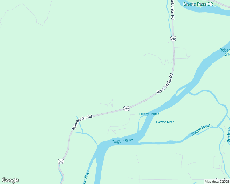 map of restaurants, bars, coffee shops, grocery stores, and more near 7774 Riverbanks Road in Grants Pass
