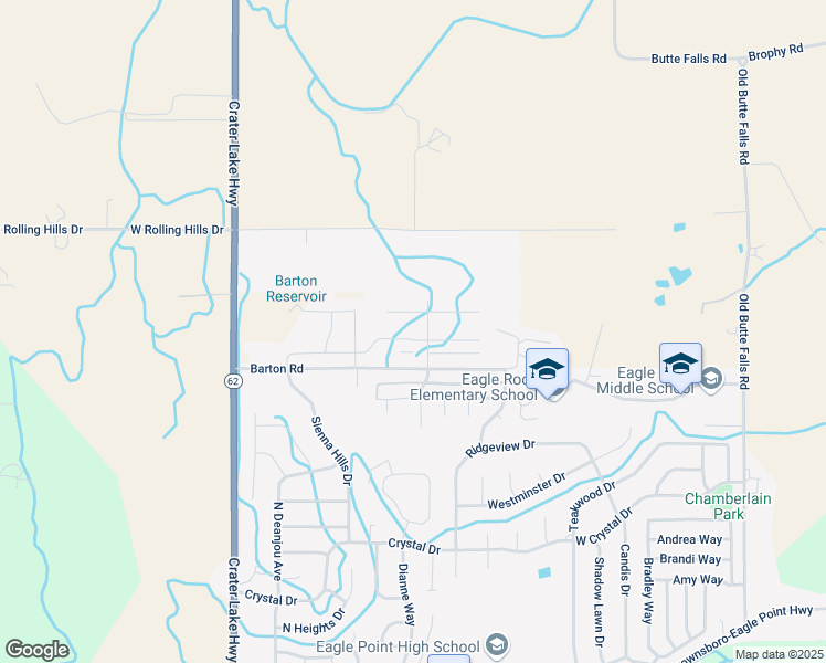 map of restaurants, bars, coffee shops, grocery stores, and more near 656 Sheffield Dr in Eagle Point