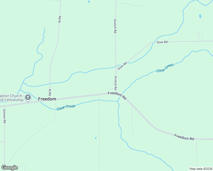 map of restaurants, bars, coffee shops, grocery stores, and more near 11123 Scotch Road in Freedom