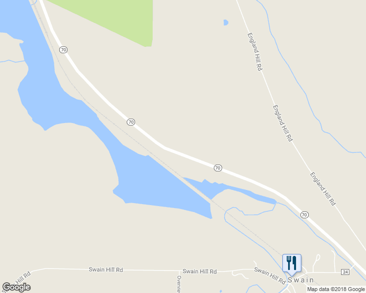 map of restaurants, bars, coffee shops, grocery stores, and more near 11244 New York 70 in Swain