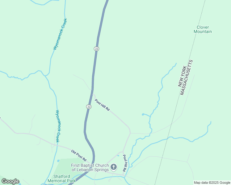 map of restaurants, bars, coffee shops, grocery stores, and more near 112 Pool Hill Road in New Lebanon