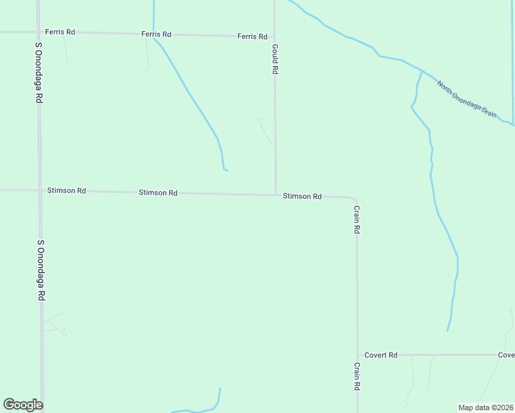 map of restaurants, bars, coffee shops, grocery stores, and more near 5165 Stimson Road in Eaton Rapids