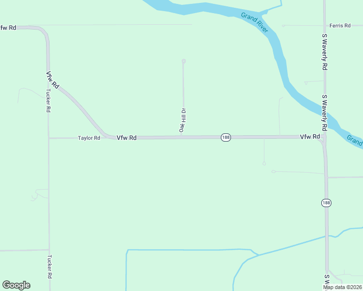 map of restaurants, bars, coffee shops, grocery stores, and more near 11326 Vfw Road in Eaton Rapids