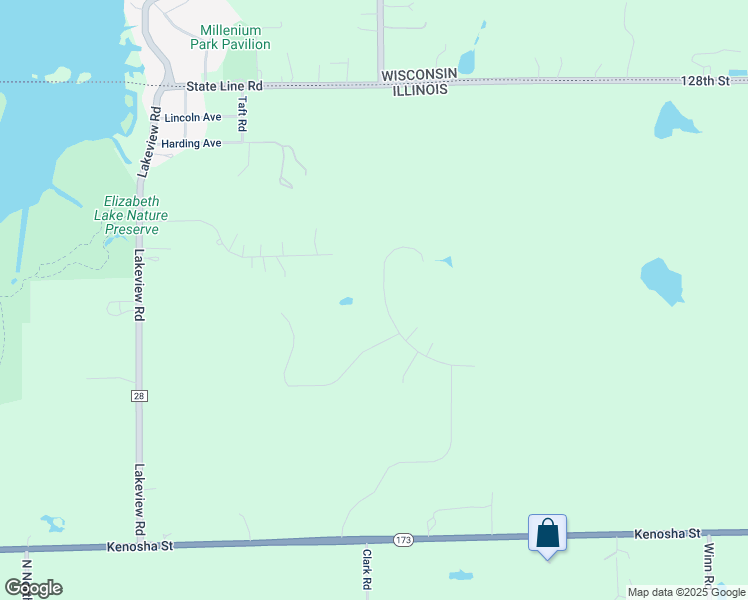 map of restaurants, bars, coffee shops, grocery stores, and more near 11101 Morning Dove Lane in Spring Grove