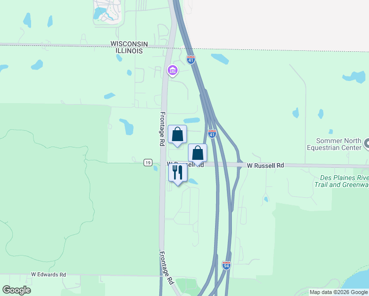 map of restaurants, bars, coffee shops, grocery stores, and more near 43067 U.S. 41 in Wadsworth
