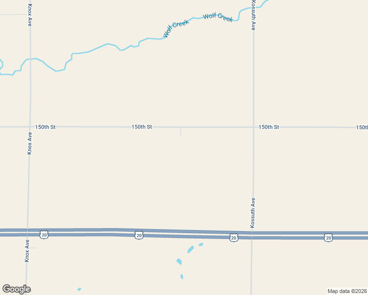 map of restaurants, bars, coffee shops, grocery stores, and more near 3364 150th Street in Kingsley