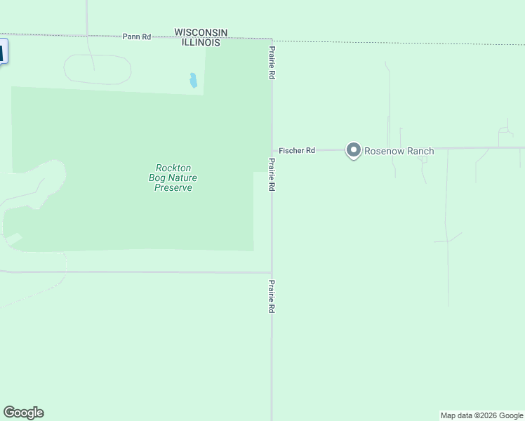 map of restaurants, bars, coffee shops, grocery stores, and more near 15814 Prairie Road in South Beloit