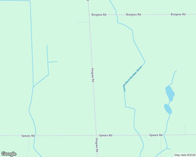 map of restaurants, bars, coffee shops, grocery stores, and more near 7507 Pingree Road in Pinckney