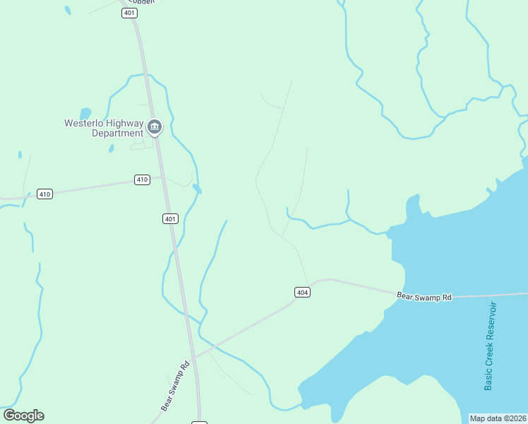 map of restaurants, bars, coffee shops, grocery stores, and more near 24 County Route 412 in Westerlo