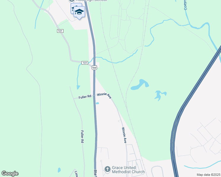 map of restaurants, bars, coffee shops, grocery stores, and more near 1960 Route 9W in Ravena