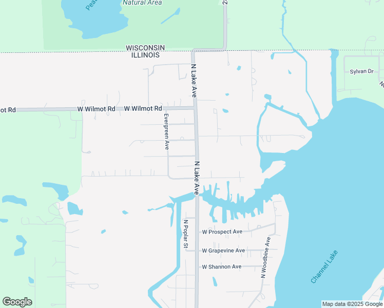map of restaurants, bars, coffee shops, grocery stores, and more near 43050 North Lake Avenue in Antioch