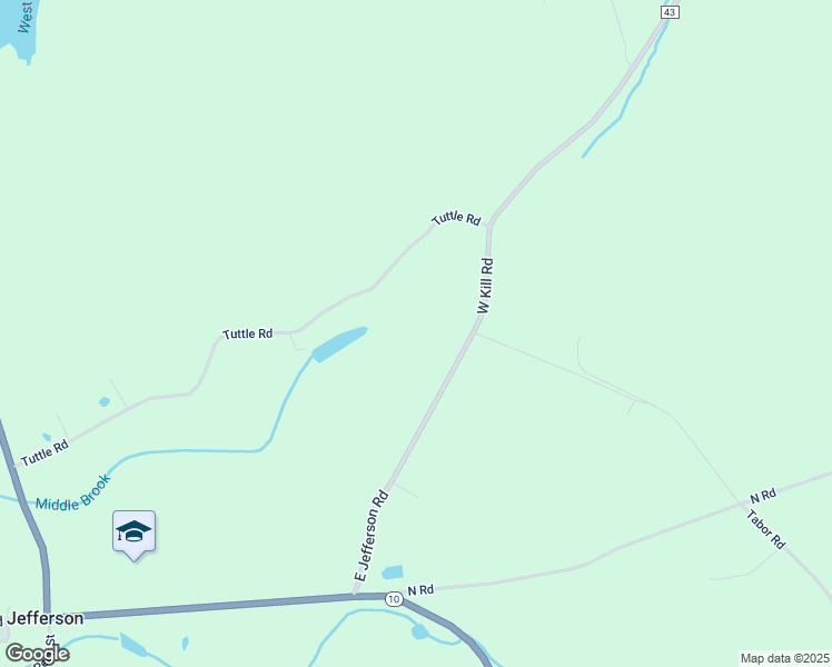 map of restaurants, bars, coffee shops, grocery stores, and more near 201 West Kill Road in Jefferson