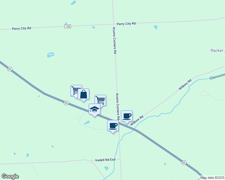 map of restaurants, bars, coffee shops, grocery stores, and more near 3341 Krums Corners Rd in Ithaca