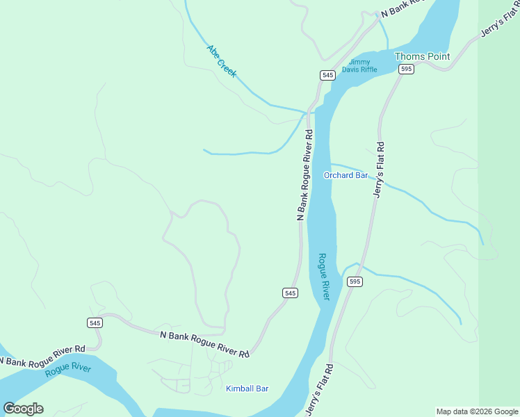 map of restaurants, bars, coffee shops, grocery stores, and more near 97137 North Bank Rogue River Road in Gold Beach