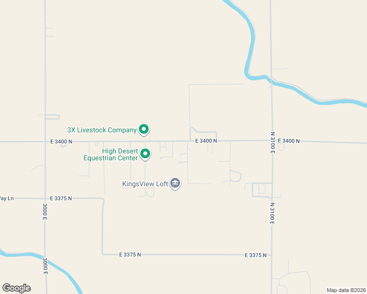 map of restaurants, bars, coffee shops, grocery stores, and more near 3063 East 3400 North in Twin Falls