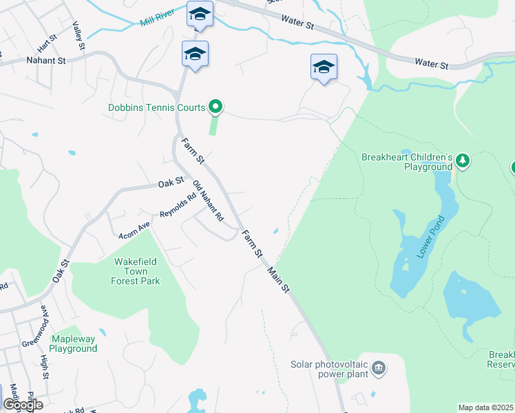 map of restaurants, bars, coffee shops, grocery stores, and more near 7 June Circle in Wakefield
