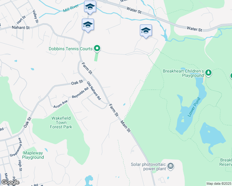map of restaurants, bars, coffee shops, grocery stores, and more near 7 June Circle in Wakefield