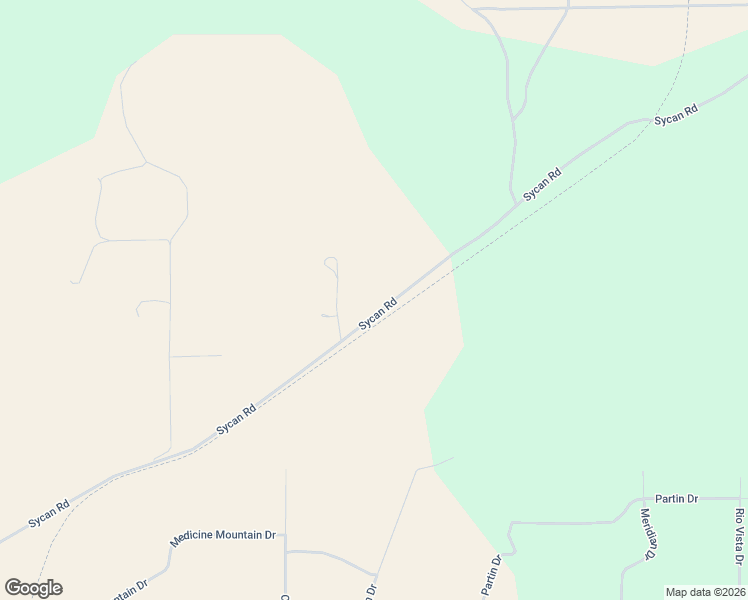 map of restaurants, bars, coffee shops, grocery stores, and more near 46715 Sycan Road in Beatty