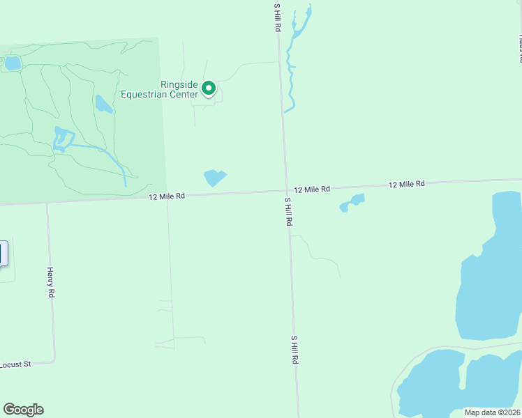 map of restaurants, bars, coffee shops, grocery stores, and more near 55155 Twelve Mile Road in Lyon Charter Township
