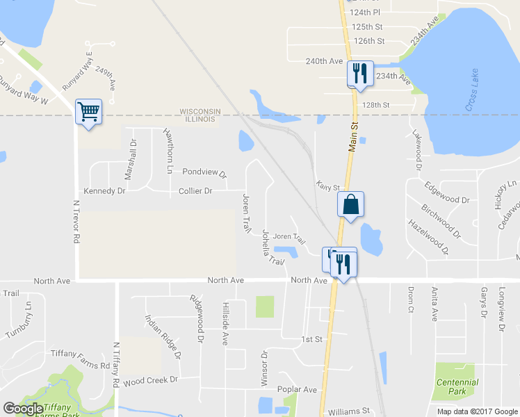 map of restaurants, bars, coffee shops, grocery stores, and more near 406 Johella Drive in Antioch