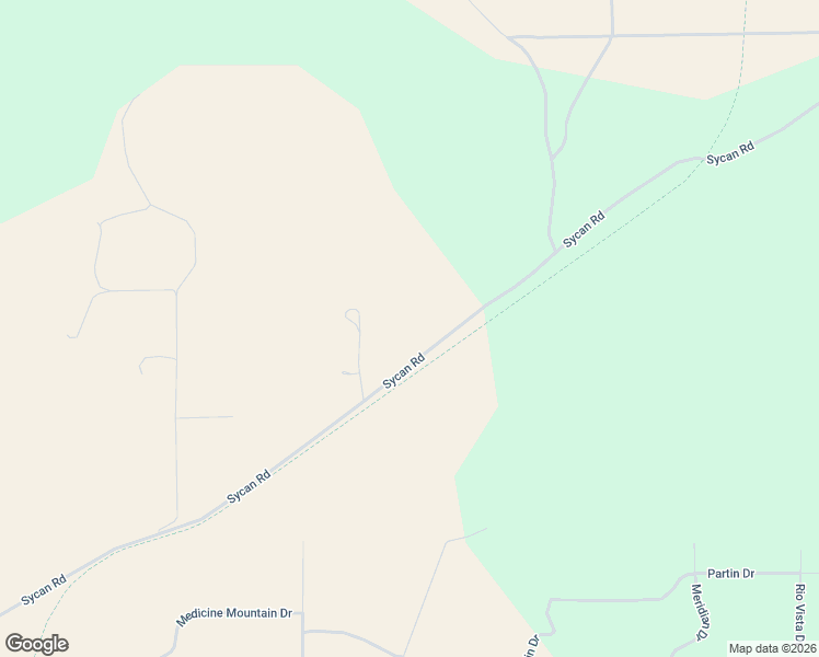 map of restaurants, bars, coffee shops, grocery stores, and more near 46715 Sycan Road in Beatty