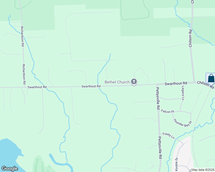 map of restaurants, bars, coffee shops, grocery stores, and more near 3800 Swarthout Road in Pinckney