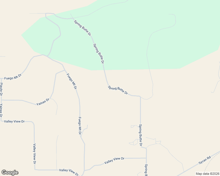 map of restaurants, bars, coffee shops, grocery stores, and more near Spring Butte Drive in Klamath County