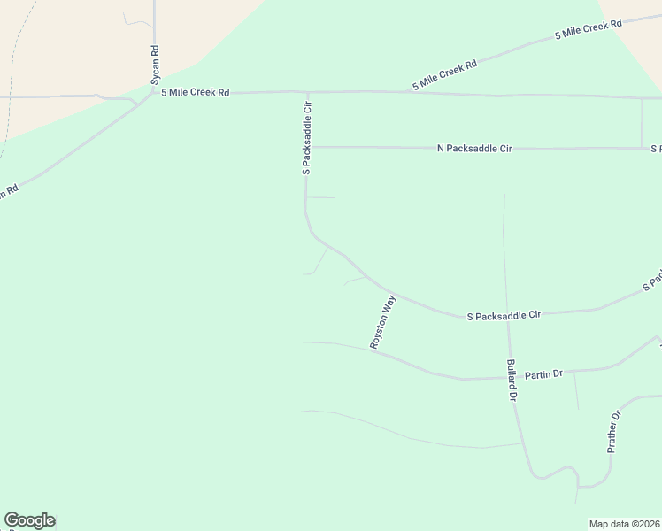 map of restaurants, bars, coffee shops, grocery stores, and more near 49354 South Packsaddle Circle in Beatty