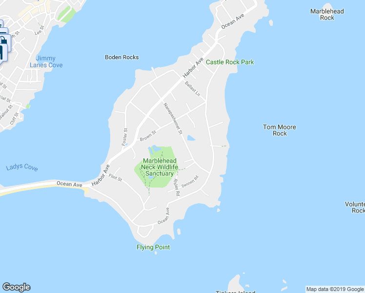 map of restaurants, bars, coffee shops, grocery stores, and more near 67 Nanepashemet Street in Marblehead