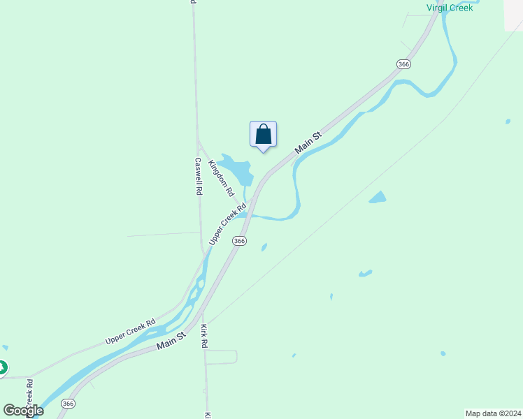 map of restaurants, bars, coffee shops, grocery stores, and more near 353 Main Street in Freeville