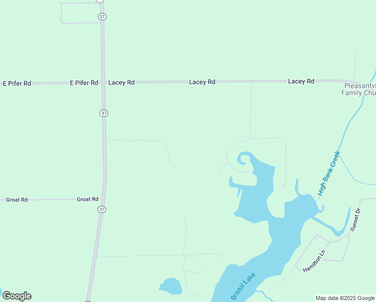 map of restaurants, bars, coffee shops, grocery stores, and more near 3694 Bristol Oak Street in Dowling