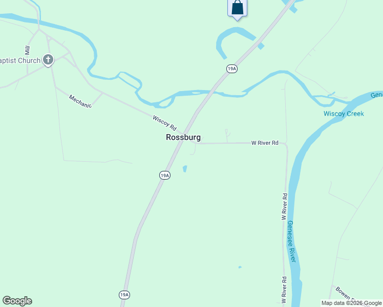 map of restaurants, bars, coffee shops, grocery stores, and more near 5933 West River Road in Fillmore